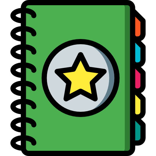 agenda icono gratis