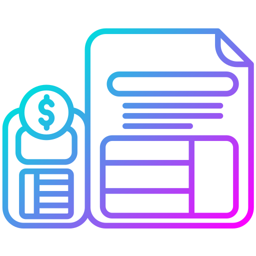 presupuesto icono gratis