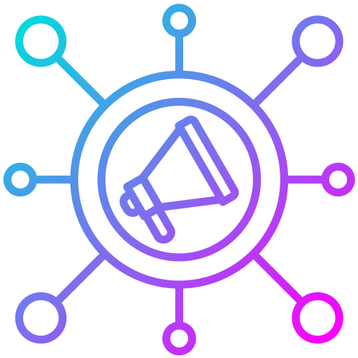 social media marketing icono gratis