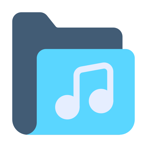 Music folder - Free music icons