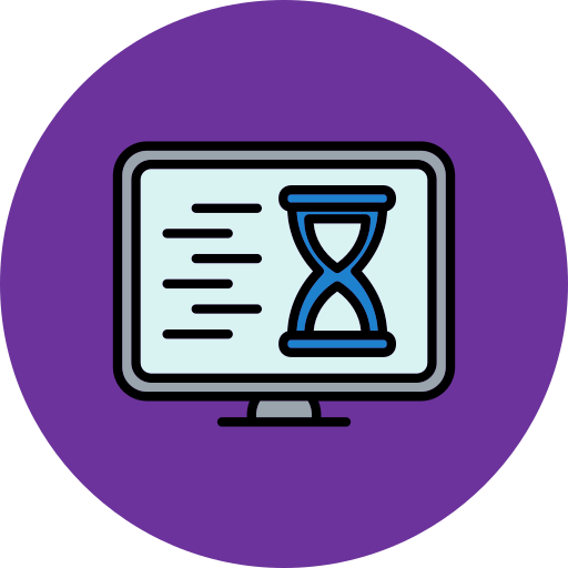 reloj de arena icono gratis