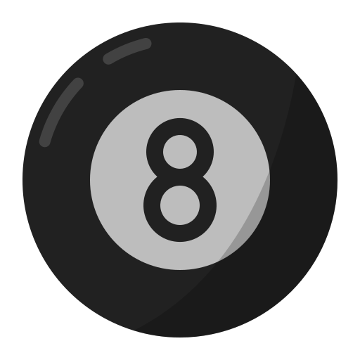 Billiard Ball Generic Flat Icon