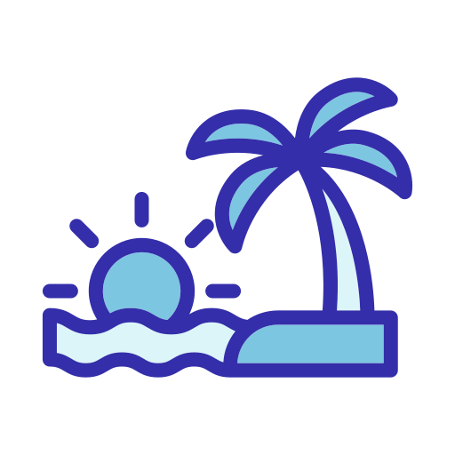 Beach Generic Blue icon