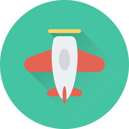 Jet plane Generic Flat icon