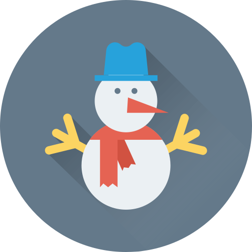 Snowman Generic Flat icon