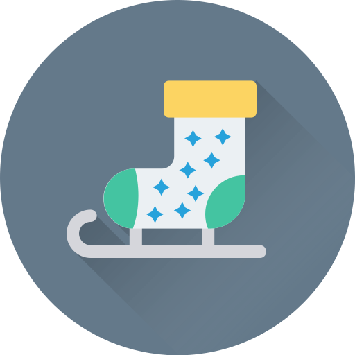 Christmas sock free icon