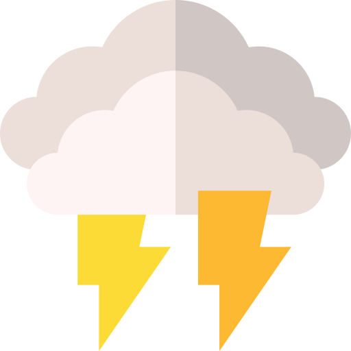 Thunder Basic Straight Flat icon