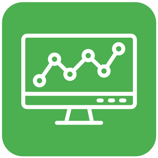 gráfico de linea icono gratis