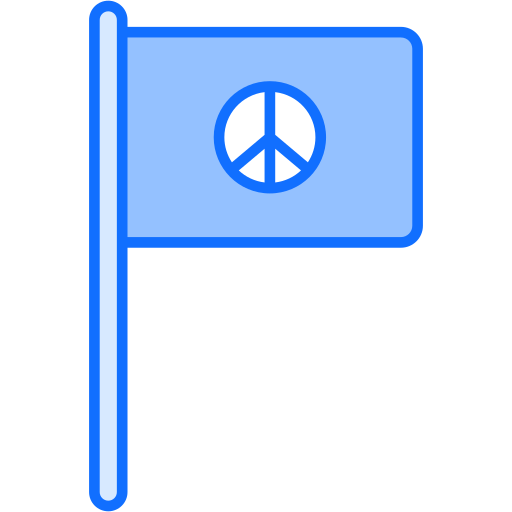 Peace flag free icon Peace flag free icon