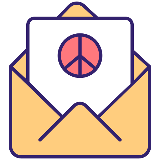 Letter Generic Outline Color icon