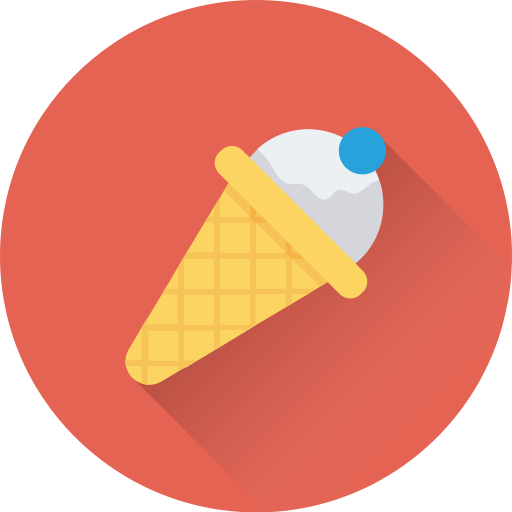 cucurucho de helado icono gratis