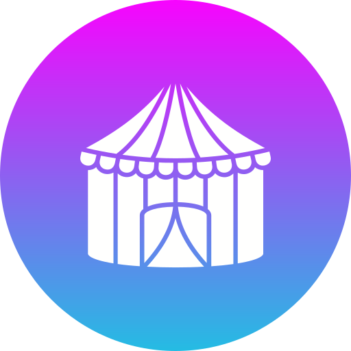 Circus tent free icon