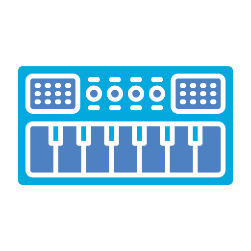 Piano Generic Blue icon