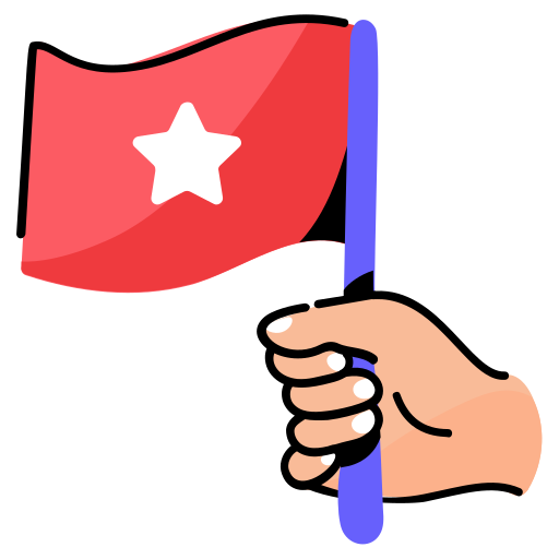 drapeau gratuit sticker