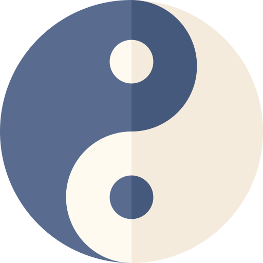 yin yang icono gratis