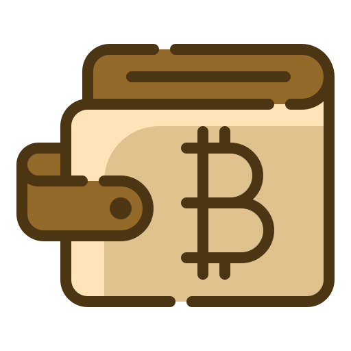 billetera bitcoin icono gratis