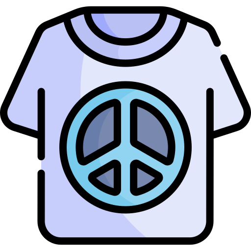 T shirt Kawaii Lineal color icon