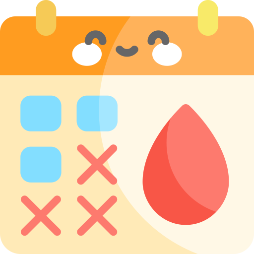 Ciclo menstrual icono gratis