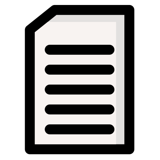 Document Generic Outline Color icon