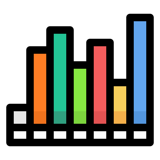 Chart Generic Outline Color icon