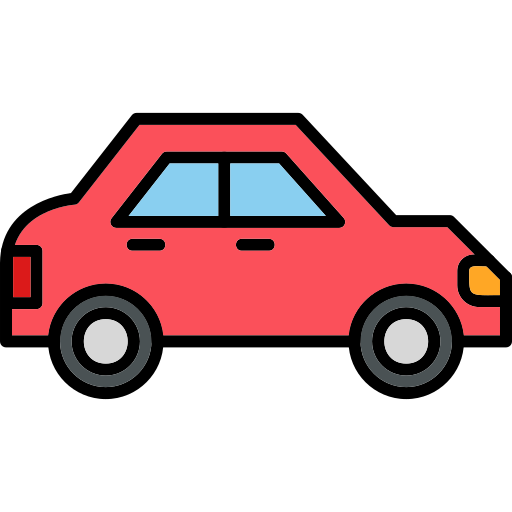 Car Generic Outline Color icon