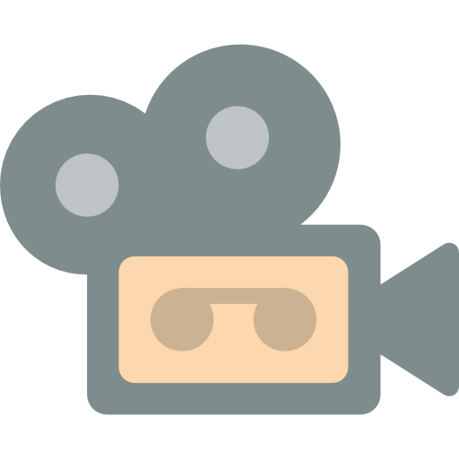 Video camera Basic Miscellany Flat icon