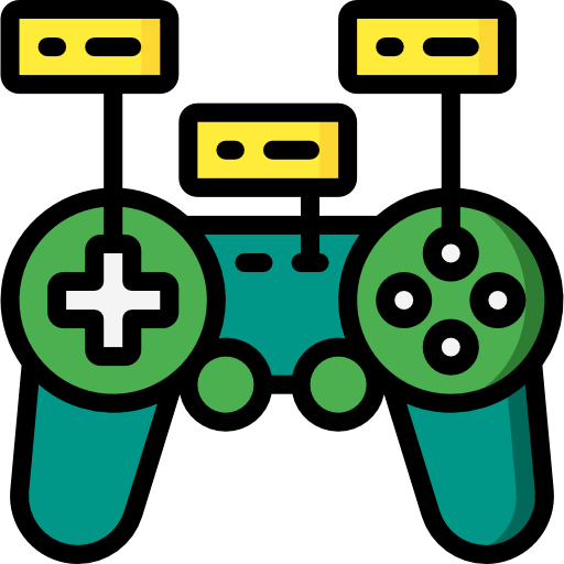 Gamepad Basic Miscellany Lineal Color icon