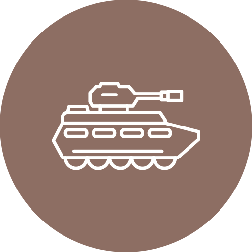 tanque de guerra icono gratis