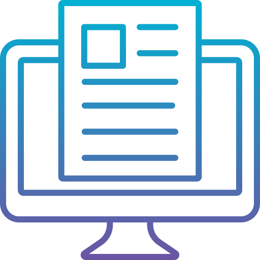 rédaction de contenu Icône gratuit