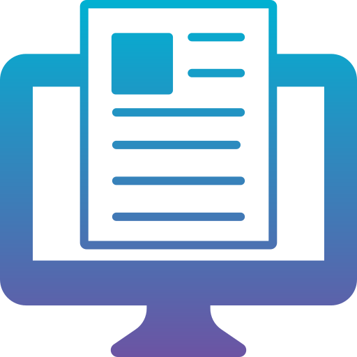 Content writing Generic Flat Gradient icon