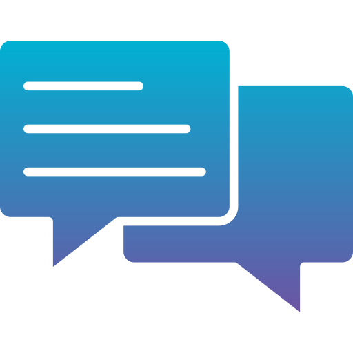 Discussion Generic Flat Gradient icon