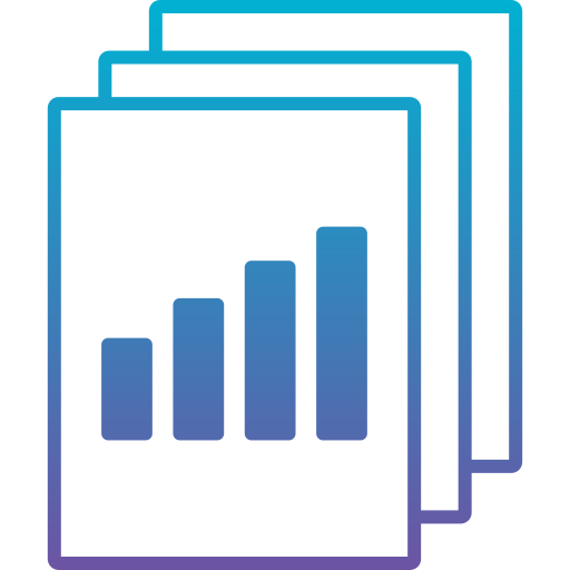 Statistics Generic Flat Gradient icon