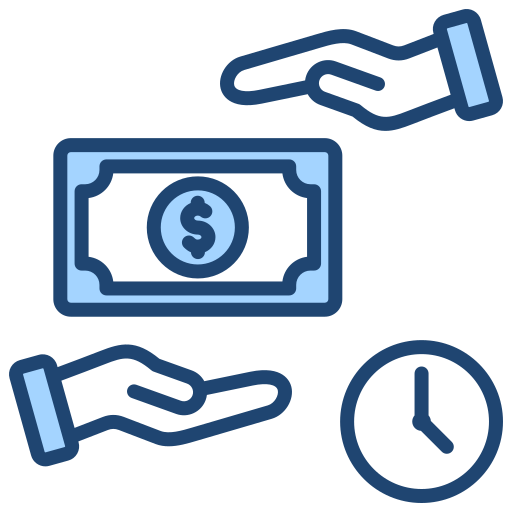 préstamo icono gratis