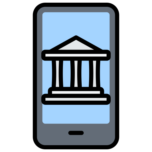 Mobile banking Generic Outline Color icon