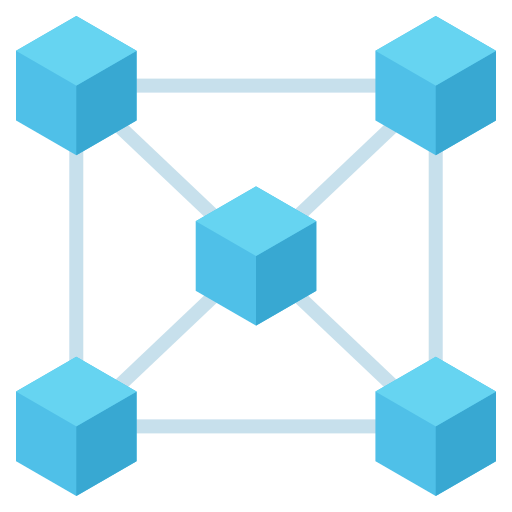 Blockchain Generic Flat icon