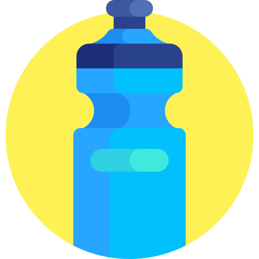 Water bottle Detailed Flat Circular Flat icon