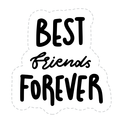 Best friend forever free sticker