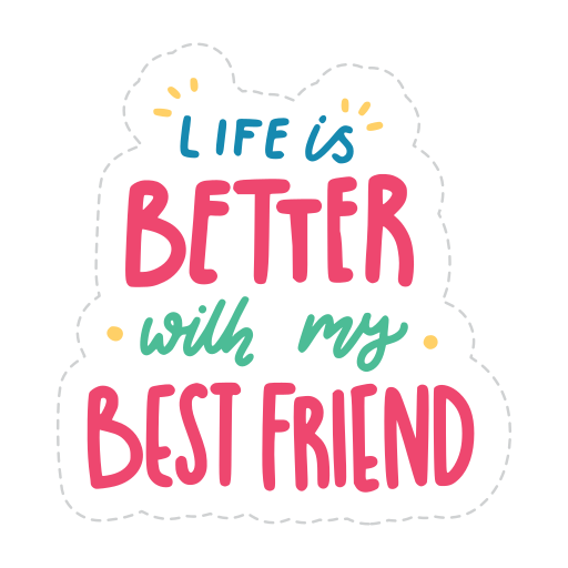 bester freund kostenlos Sticker