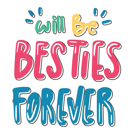 Best friend forever free sticker Best friend forever free sticker