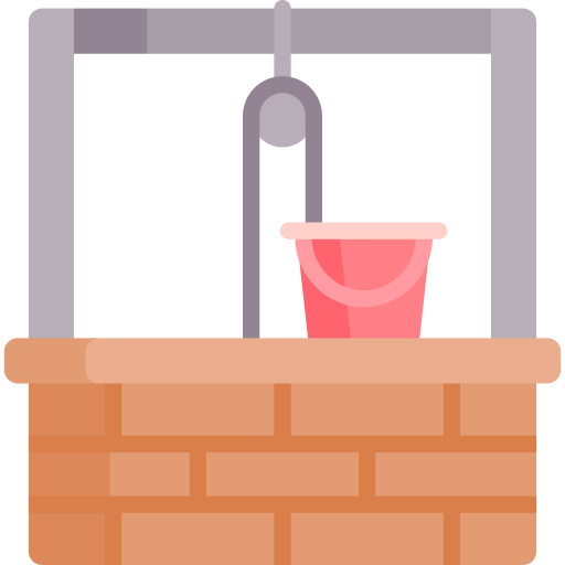 Колодец с водой бесплатно иконка Колодец с водой бесплатно иконка
