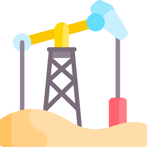 bomba de aceite icono gratis