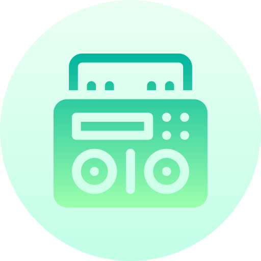 boombox icono gratis