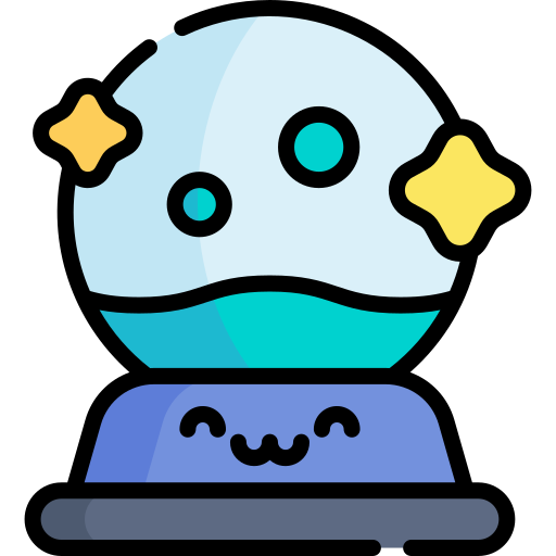 Crystal ball free icon