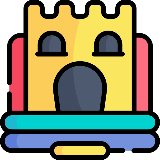 Inflatable castle free icon
