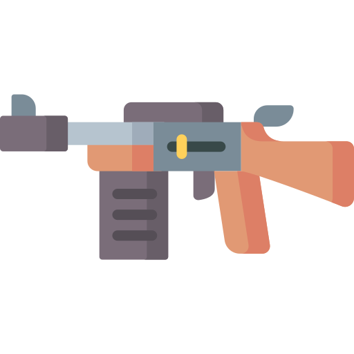 Machine gun Special Flat icon