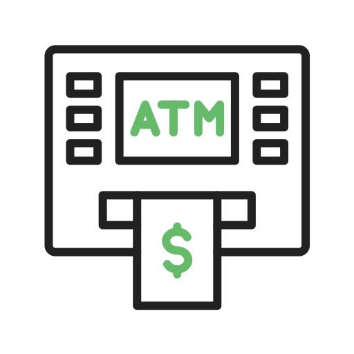 Atm machine Generic Outline Color icon