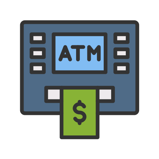 Atm machine Generic Outline Color icon