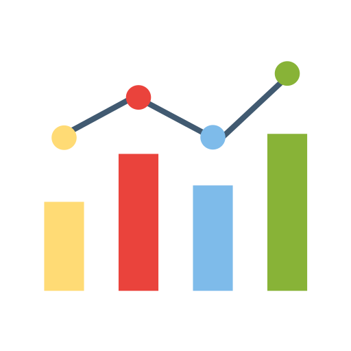 gráfico de barras icono gratis