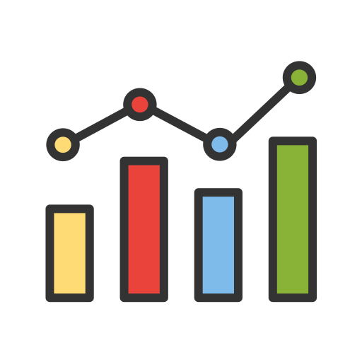 gráfico de barras icono gratis