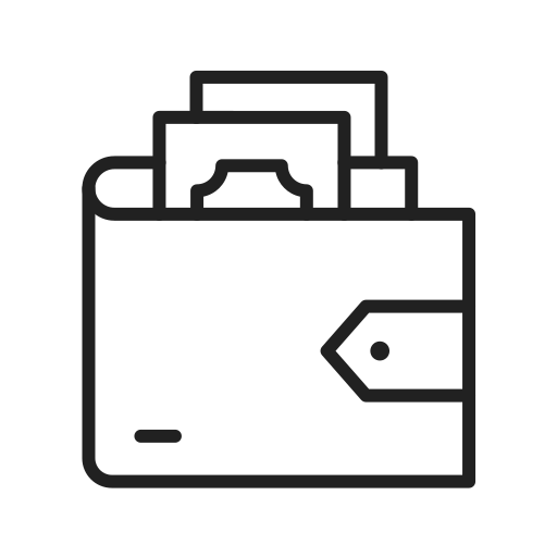 cartera icono gratis